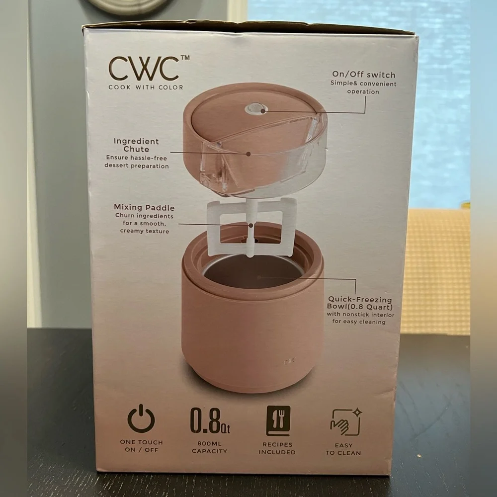 CWC Ice Cream Maker 0.8 quart - Picture 2 of 12